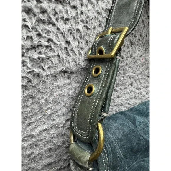 Vintage Coach Legacy 65th Anniversary Collection Suede Flap Shoulder Bag 11138 - Picture 9 of 16